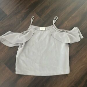 Cold shoulder blouse